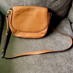 Kate Spade leather crossbody saddle bag NWOT